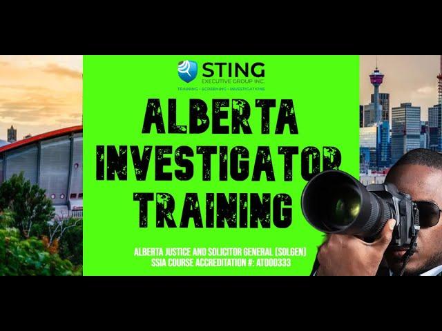 Alberta Investigator Training Program (AIT)