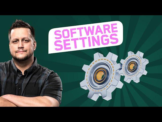 Creator Academy Workshop - Best Content Creation Software Settings