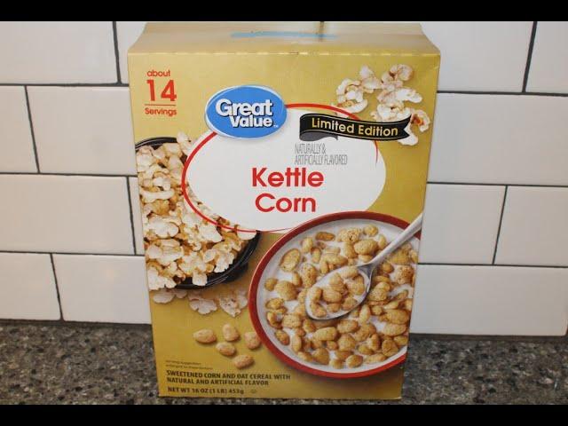 Great Value (Walmart) Kettle Corn Cereal Review