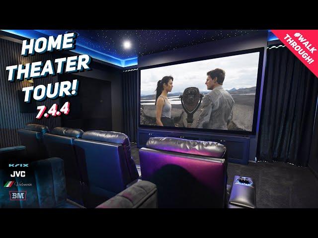 AMAZING 7.4.4 Home Theater Tour 2024 - JVC / SVS / KRIX / MARANTZ / VALENCIA Home Cinema