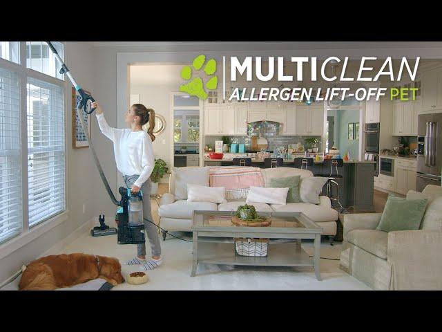 BISSELL® MultiClean™ Allergen Lift-Off® Pet Feature Overview