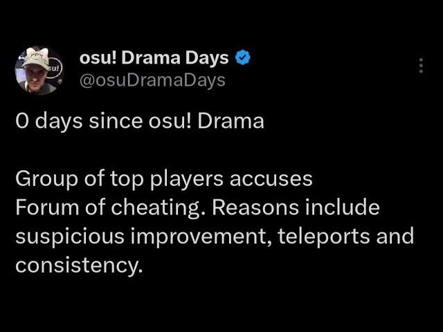 Worst osu! Drama Ever