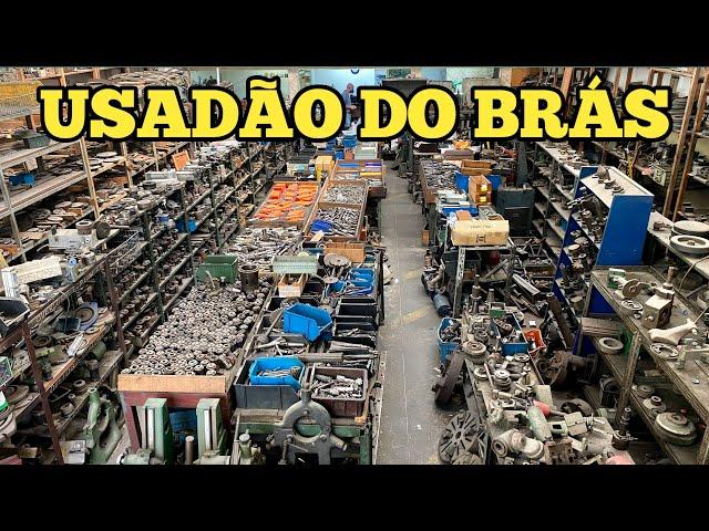 FERRAMENTAS e MÁQUINAS USADAS no BRÁS em SÃO PAULO loja Paraná 150 USED ​​TOOLS AND MACHINES