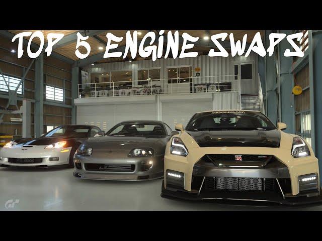 Gran Turismo 7 - Top 5 Best Engine Swaps to Buy!