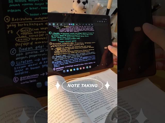 aesthetic note taking on tab| DIGITAL NOTE TAKING