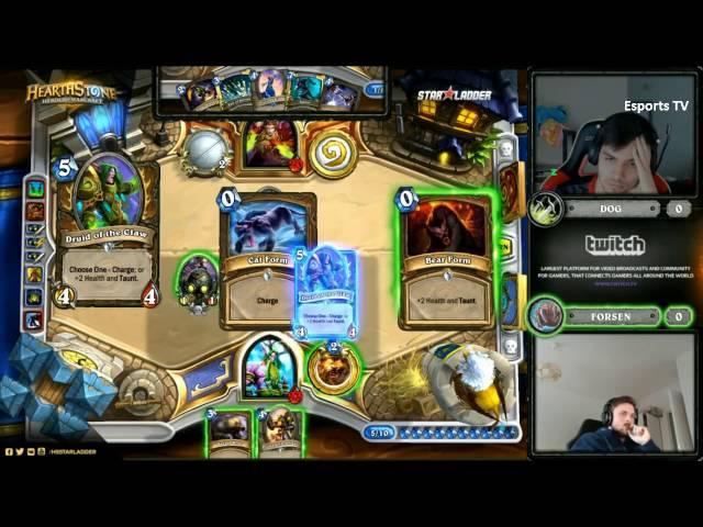 Dog vs Forsen | Hearthstone SLTV StarSeries S1 | HS Starladder 2015