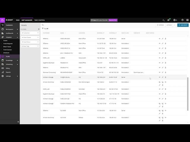 MSP Manager Demo