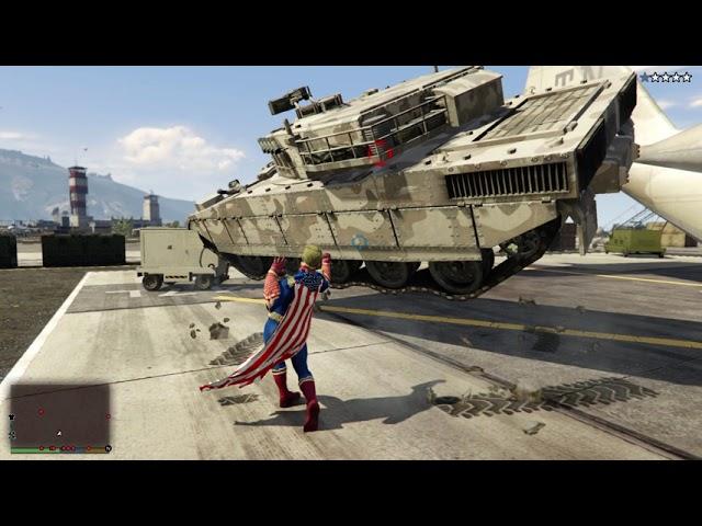 GTA 5 Homelander Destroyed Military