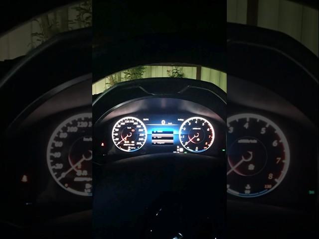 2010 mercedes w204 fully digital cluster modification. looks insane!!!