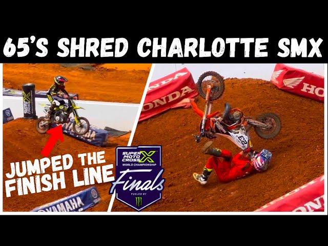 These 65cc Riders are INSANE! Charlotte SuperMotocross 65 All Stars Free Practices