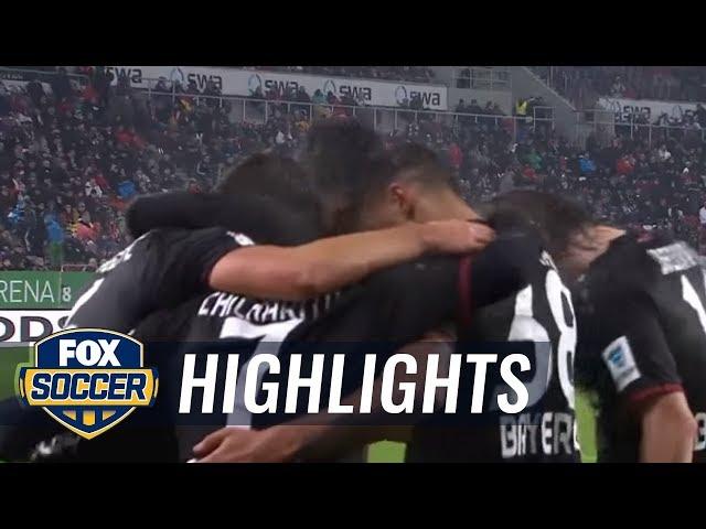 Javier Hernandez makes it 2-0 for Bayer Leverkusen | 2016-17 Bundesliga Highlights