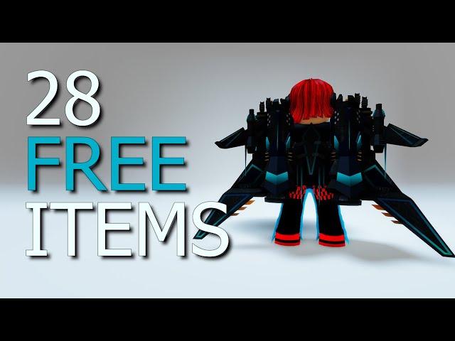 28 FREE ITEMS TO GET ON ROBLOX 