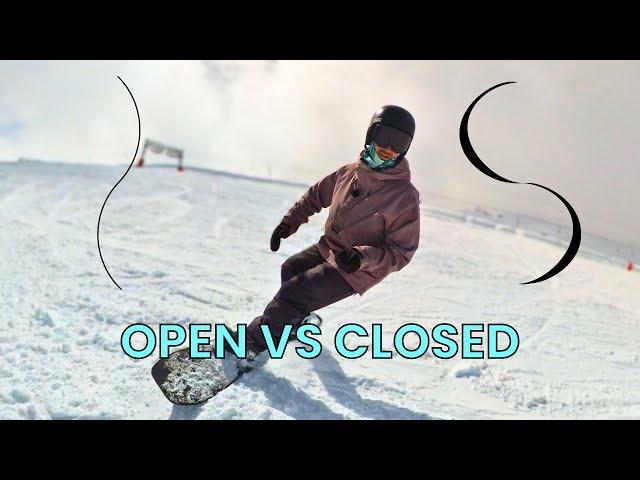 Open Vs Closed Turns for Speed Control