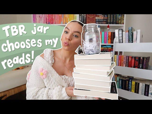 TBR prompt jar chooses my December reads! 🫙