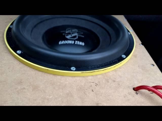 Small subwoofer test gznw 12 spl