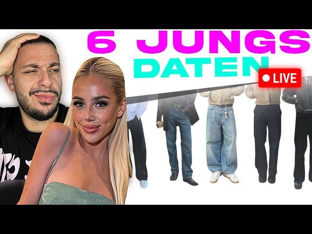 6 JUNGS BLIND DATEN LIVE! mit charleenpugge