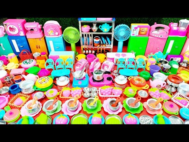 8 Minutes Satisfying with Unboxing Cute Pink Toys Hello Kitty Kitchen Set |ASMR Playset Cooking Game