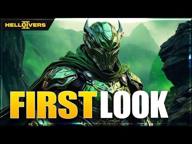 First Look At Helldivers 2 New Gloom Warbond