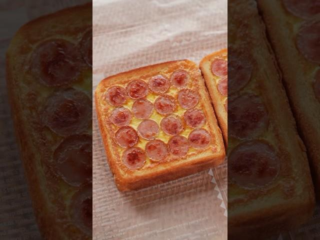 Delicious sausage toast #sausage #egg #toast