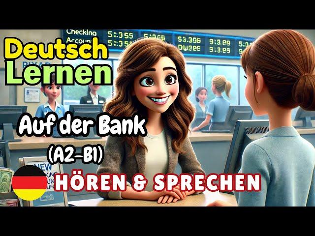 Auf der Bank A2-B1 | Deutsch Lernen | Hören & Sprechen | Geschichte & Wortschatz