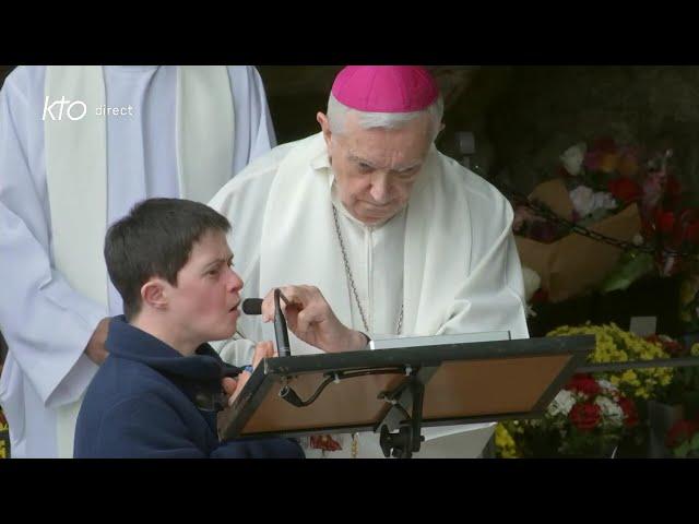 Chapelet du 3 novembre 2024 à Lourdes