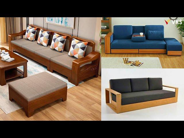 Modern Wooden Sofa Set Design Ideas | Living Room Sofa Design | Wooden Furniture