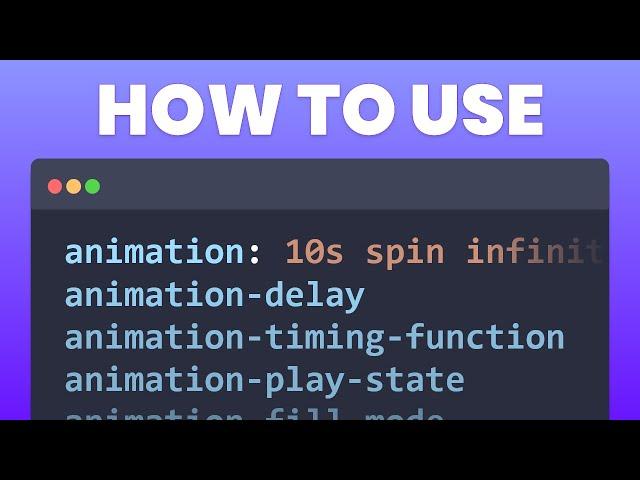 Learn CSS Animations in 9 Minutes