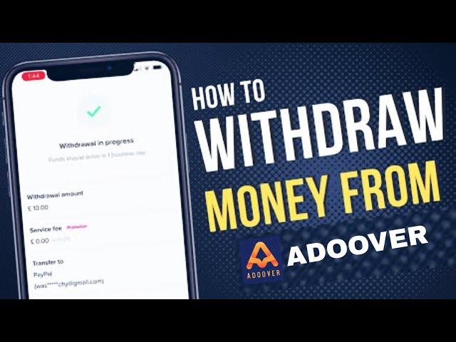 ADOOVER How To Withdraw Money (PayPal,Google Play,Free Fire,Pubg,Netflix,Paysera)