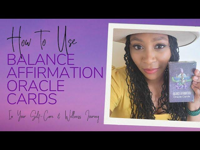 Manifest & Set Intentions Using Balance Affirmation Oracle Cards | ZuZuNatural