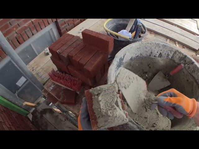 How to place a lintel for a depth difference soldier course, masonry, and lintels