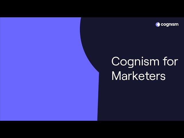 How to use Cognism for marketing