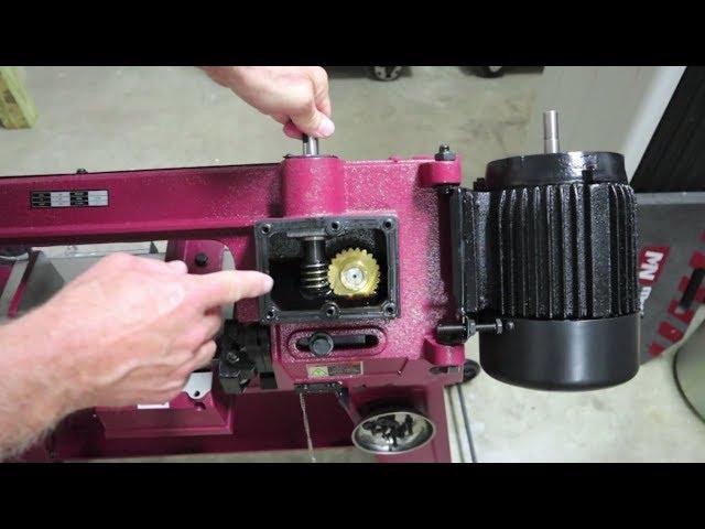 Harbor Freight band saw (and clones) gearbox inspection