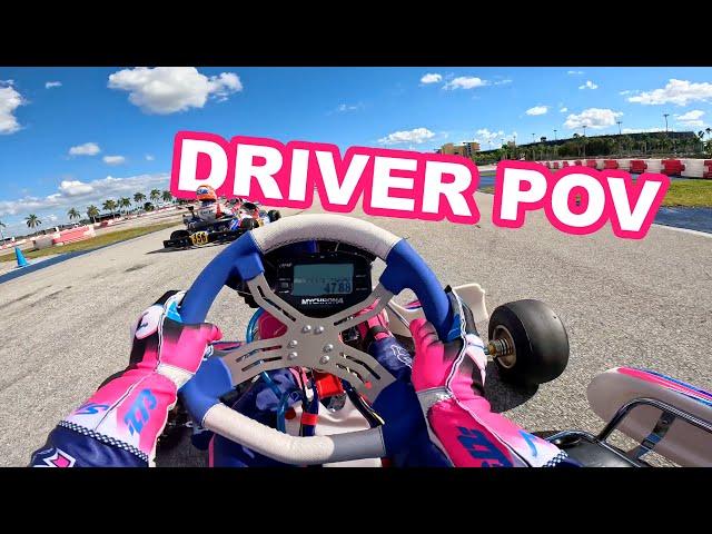 PROFESSIONAL KARTING DRIVER POV (NEW TIRE RUN)