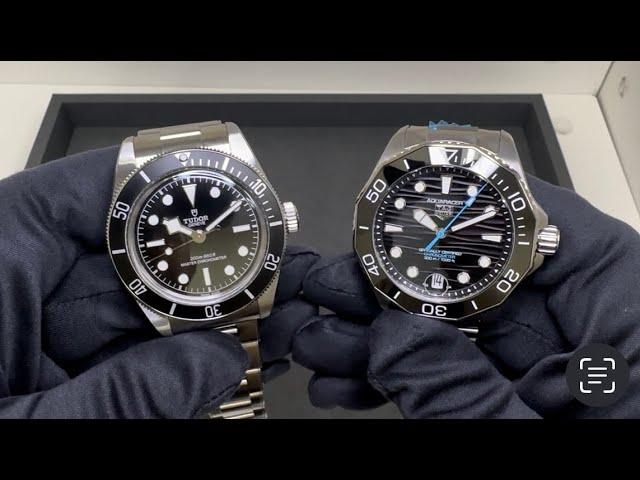 Tudor Black Bay vs Tag Heuer Aquaracer