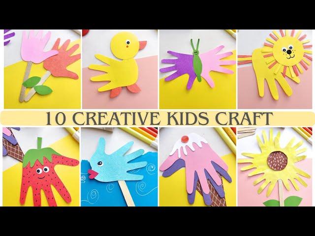 10 Creative and Easy Kids Craft | Fun Crafts for Kids | Handmeyd Treasures