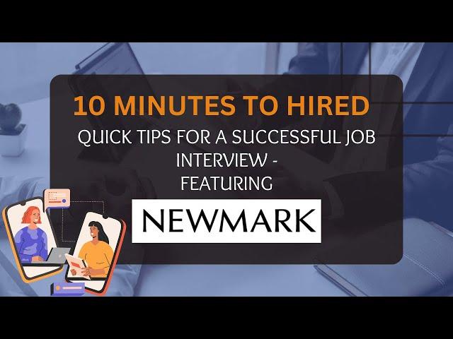 10 minutes to hired - Newmark