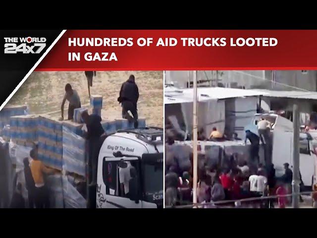 Gaza News | Hundreds Of Aid Trucks Looted In Gaza