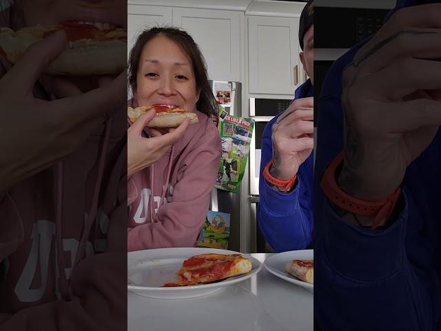 Lunch! @blackbirdfoods #familyvlog #eating #eatingshow #mukbang #food #vegan #pizza #dfamdaily