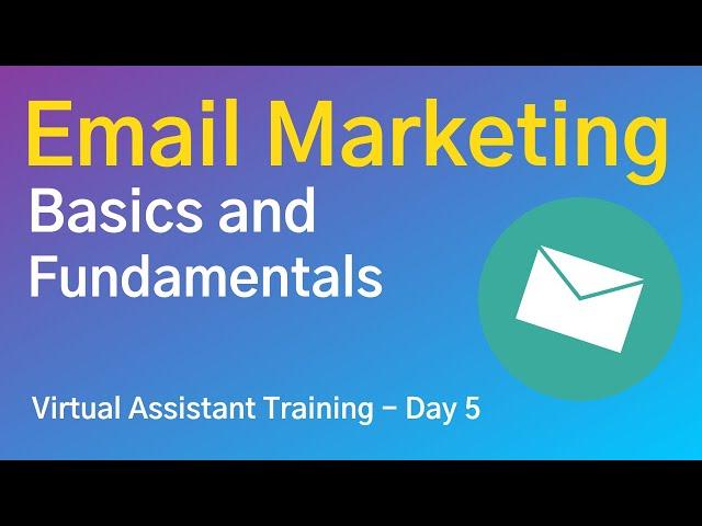 Email Marketing Basics and Fundamentals - Tagalog - English