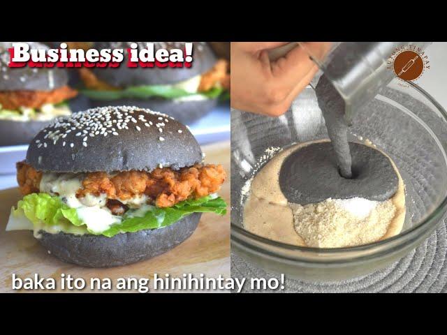 ALAMIN ANG MAITIM NA SIKRETO NG BURGER NA ITO! LAHAT HOMEMADE/ BUSINESS IDEA!