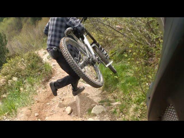 MTB Sölden 2024 opening Nene trail on Canyon Torque