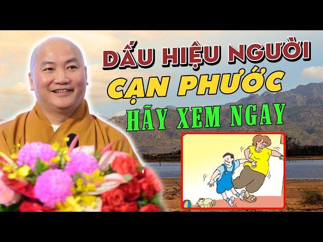 5 DẤU HIỆU CẢNH BÁO Người Đang Cạn Phước - Nhất Là Điều Này! Pháp Thoại Thích Phước Tiến (HÃY XEM)