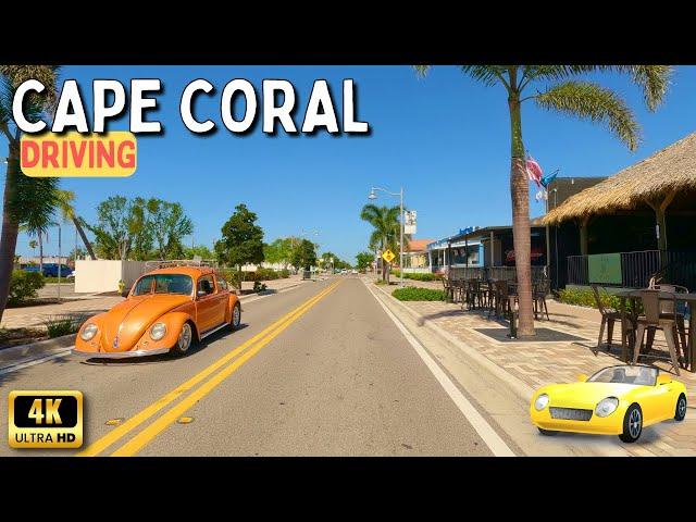 Cape Coral Florida Driving Through