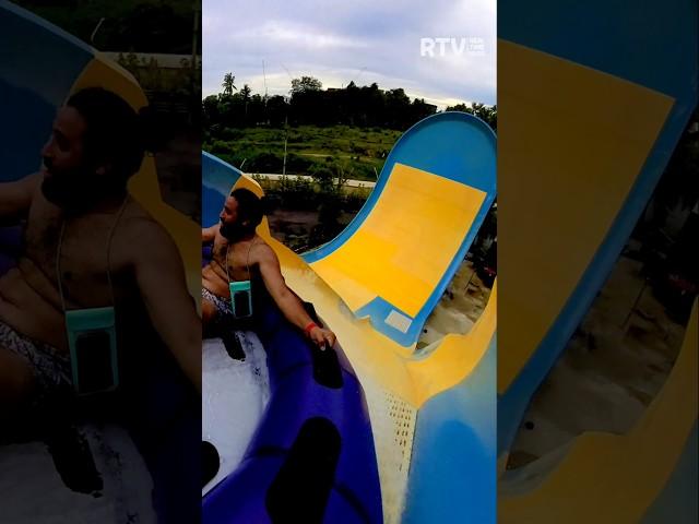 POV - Most Thrilling Ride EVER!  #shorts #waterslide