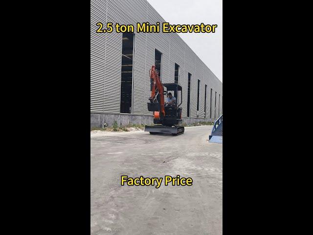 Fullwin New Design 2.5ton Mini Excavator Machine Testing