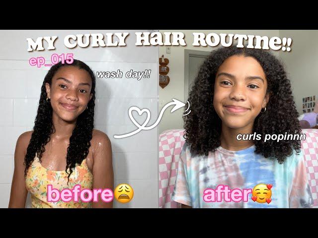 my curly hair routine 2022 :)