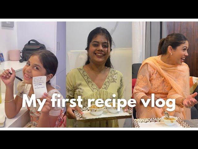 My first vlog ️ | Recipe | @NitaShilimkarOfficial @RivaPatilOfficial | RutujaBhosale