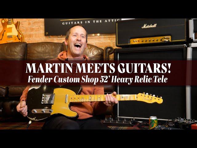 AMAZING 2021 Fender Custom Shop 52' Heavy Relic Telecaster | Martin Meets Guitars! | GITA