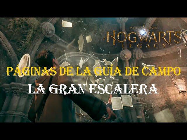 Hogwarts Legacy - Guía 100% - Todas las Páginas de la Guía de Campo de la Gran Escalera