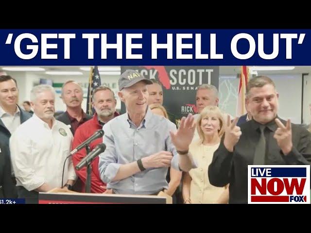 Sen. Scott (R-FL) warns Floridians to 'get the hell out'